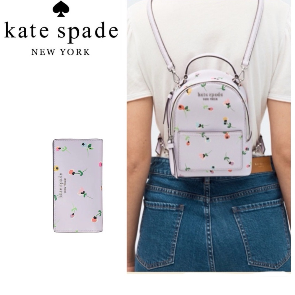 SOLD!!Kate Spade New York Cameron Ditsy Floral Mini Backpack & Matching Wallet - Picture 8 of 13